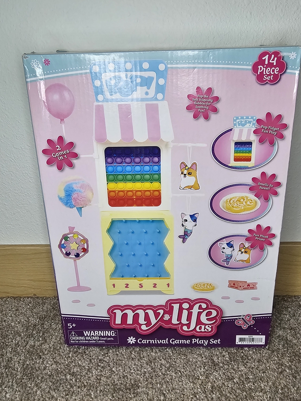My Life As Carnival Game Play Set - Pink Rainbow Pop Toy